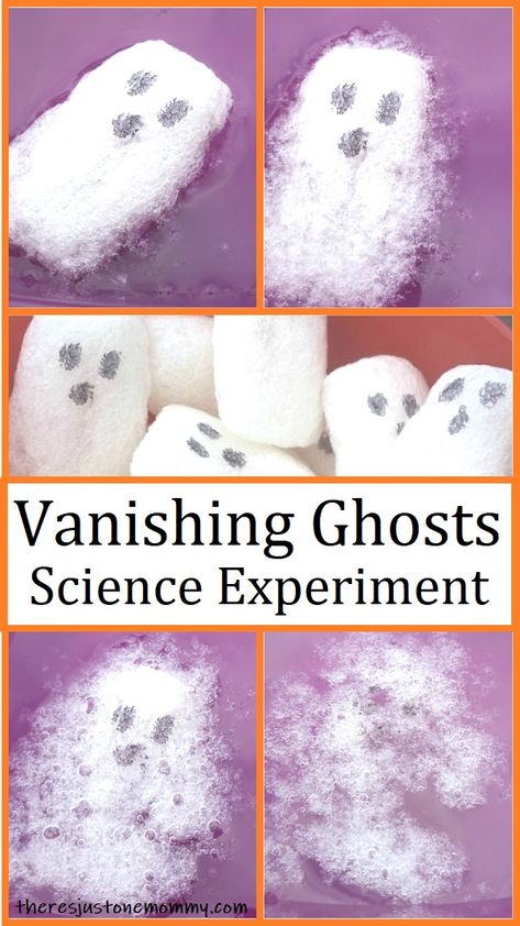 vanishing ghosts STEM activity for kids Egg Geodes, Colonial Activities, Halloween Experiments, Firefly Craft, Vowel Chart, Simple Stem Activities, Halloween Stem Activities, Kindergarten Stem, Fall Science