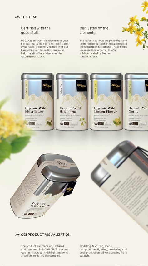 Luxury Tea Packaging, Biscuits Packaging, Spices Packaging, Tea Labels, Wild Herbs, Tea Packaging Design, Package Design Inspiration, Honey Packaging, Luxury Packaging Design