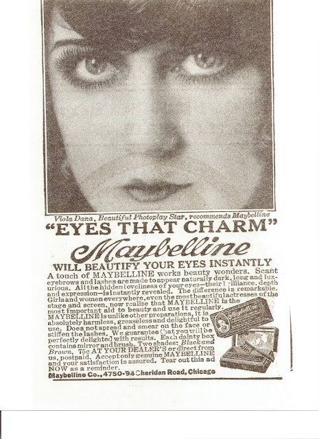 THE MAYBELLINE STORY   : What's in a Maybelline slogan? Shirley Mason, Viola Dana, 1920s Beauty, Vintage Maybelline, Retro Things, Beauty Ads, Beauty Counter, Beauty Advertising, Makeup Ads