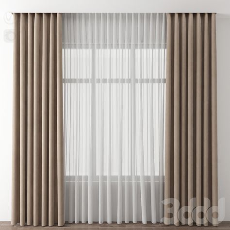 Beige Curtains Living Room, Latest Curtain Designs, Curtains Living Room Modern, Beige Curtains, Curtain Styles, Plain Curtains, Luxury Curtains, Stylish Curtains, Blue Curtains