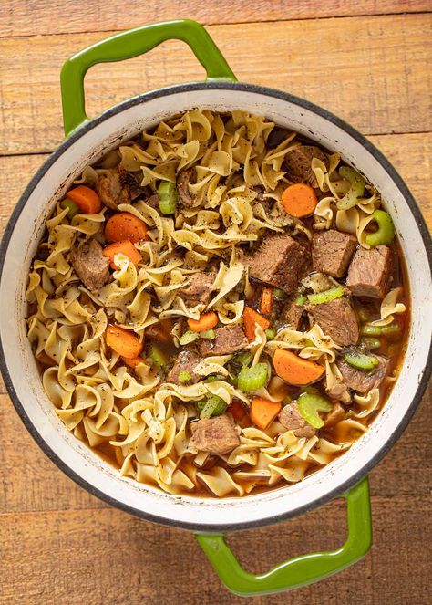 Hamburger Soup With Noodles, Beef Noodle Stew, Spaghetti With Ground Beef, Braised Chicken Breast, Ground Beef Pasta, Noodle Soup Recipe, Hamburger Soup, Beef Noodle Soup, Healthy Beef