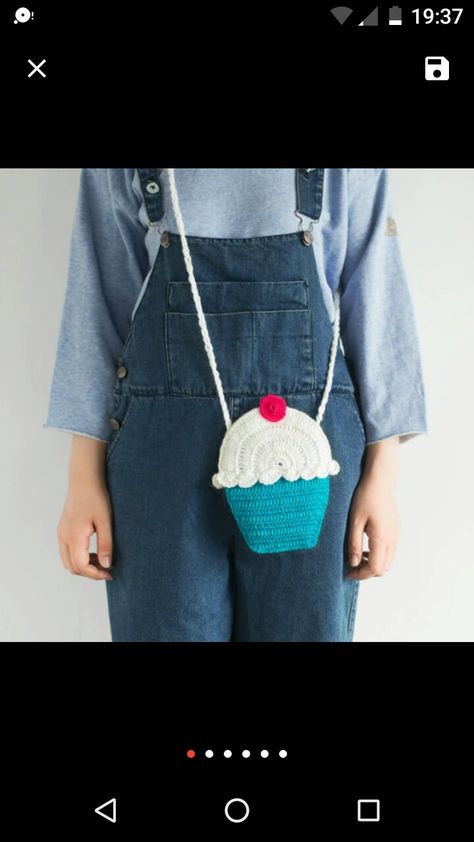 Crochet Cupcake, Crochet Wallet, Beard Man, Free Crochet Bag, Crochet Dolls Free Patterns, Diy Bags Patterns, Crochet Lessons, Crochet Bags Purses, Knitting Wool