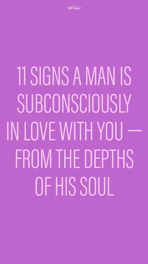 Good relationships are hard to come by, so if you find a guy who does these things with little effort you know you found a good man. Check out the biggest signs he subconsciously loves you. If He Loves You, How To Know If He Loves You, Men In Love Signs, Signs He Loves You, Soulmate Connection, Relationships Are Hard, A Guy Like You, Sign Man, Make A Man