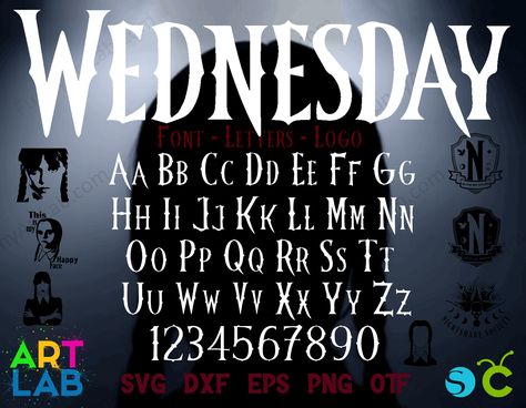 Font styles alphabet