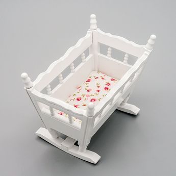 PRICES MAY VARY. Scale: 1:12 Dollhouse Miniature Decor Including: 1x Cradle (Not Including Other Items) Approx. Size (LxWxH): Cradle 9.6x6x7.2 cm - 3.8x2.4x2.8 inch High Details and Workmanship: For Dollhouse Decor of Livingroom, Bedroom, Diningroom,Study Room, Sewing Room, Bath Room, Play Room etc. Scale 1:12 Dollhouse Miniature Decor Material Wood Including 1x Cradle (Not Including Other Items) Approx. Size (LxWxH) Cradle 9.6x6x7.2 cm - 3.8x2.4x2.8 inch High Details and Workmanship For Dol Wooden Crib, Baby Doll Crib, Miniature Nursery, Dollhouse Decorating, Wooden Cribs, Crib Bed, Dollhouse Nursery, Miniature Dollhouse Accessories, Cradle Bedding