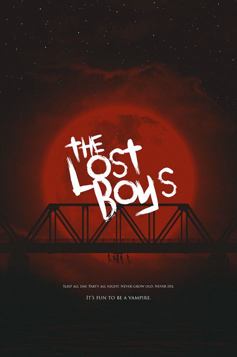 Lost Boys Tattoo, Lost Boys Movie, The Lost Boys 1987, Vampire Film, Movie Synopsis, Boys Posters, The Lost Boys, Horror Posters, Horror Movie Art