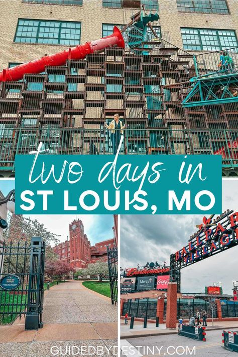 Planning a weekend in St. Louis? Check out this ultimate guide to the top things to do in St. Louis in just 2 days! From exploring the Gateway Arch to visiting the iconic City Museum, I've got your St. Louis itinerary covered. Don't miss out on all the must-see sights and delicious food in this vibrant city. Whether you're a history buff, foodie, or adventure seeker, St. Louis Missouri has something for everyone. St Louis Free Things To Do, St Louis History, Weekend In St Louis, St Louis Family Vacation Kids, Things To Do In Saint Louis, St Louis Travel, At Louis Missouri, What To Do In St Louis Missouri, St Louis Things To Do