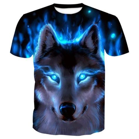 Wolf Tshirt, Wolf 3d, Wolf Print, Wolf Shirt, Lion Print, Wolf Design, Wolf T Shirt, Men Street, Tee Shirt Homme