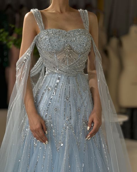 LA72726 Design Gown, Gown With Cape, Evening Dress Beaded, Character Clothing, Cape Gown, A Line Evening Dress, Diamond Dress, Cheap Evening Dresses, Goddess Dress