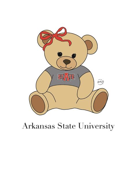 Arkansas State University Wall Art now available at the link in my bio!! #etsyseller #astate #redwolves #jonesboroarkansas #etsy #etsyshop Aoii Sorority, Jonesboro Arkansas, Red Wolves, Printable Wall Collage, Dorm Apartment, College Freshman, Arkansas State University, Hotty Toddy, Arkansas State