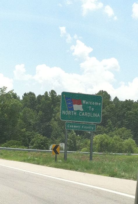 Entering North Carolina into Caswell County, from the Virginia border.  North Carolina welcome sign Friend Pictures, North Carolina, Apex North Carolina, State Signs, Phone Inspiration, Best Friend Pictures, Welcome Sign, Highway Signs, Virginia