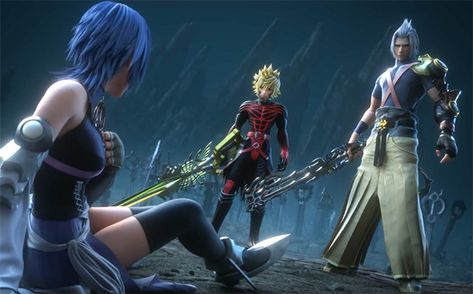 Kingdom Hearts 0.2 Birth by Sleep opening cinematic reunites Aqua, Terra and Ven World Of Final Fantasy, Kingdom Hearts Birth By Sleep, Kingdom Hearts Hd, Birth By Sleep, Saeran Choi, Kingdom Hearts Ii, Kingdom Hearts Fanart, Kingdom Hearts 3, Square Enix