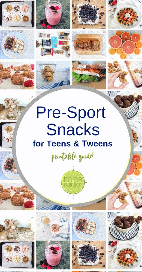 Pre-Sport Snacks for Tweens and Teens - Hälsa Nutrition Kids Sports Snacks, Healthy Sport Snacks, Volleyball Snacks, Snacks For Teens, Tournament Food, Sport Snacks, Soccer Snacks, Athlete Food, Athletes Diet