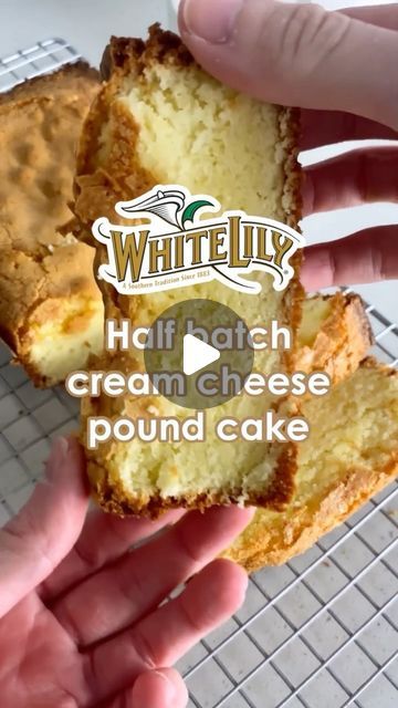 Large Pound Cake Recipe, Half Pound Cake Recipe, Pecan Sour Cream Pound Cake Recipe, Baking Deserts, Bookmark Icon, Cream Cheese Pound Cake Recipe, Cheese Pound Cake, Almond Pound Cakes, Whole Cake