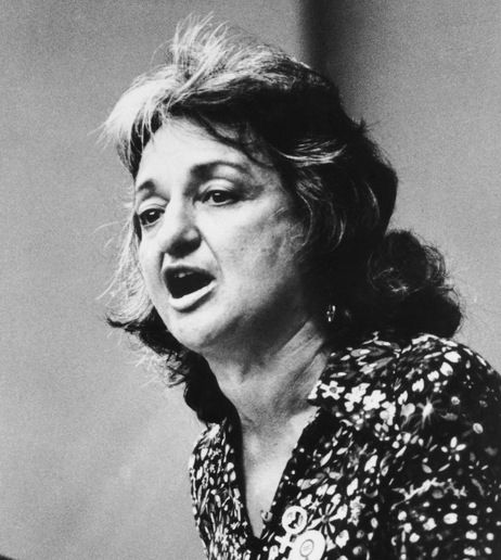 Betty Friedan, co-founder of National Organization for Women (NOW), speaks during the Women's Strike for Equality event in New York on Aug. 26, 1970, the 50th anniversary of women's suffrage. Betty Friedan, Women's Suffrage, Stepford Wife, Feminist Icons, Feminine Mystique, Women Writers, Female Founders, Who Runs The World, Famous Authors