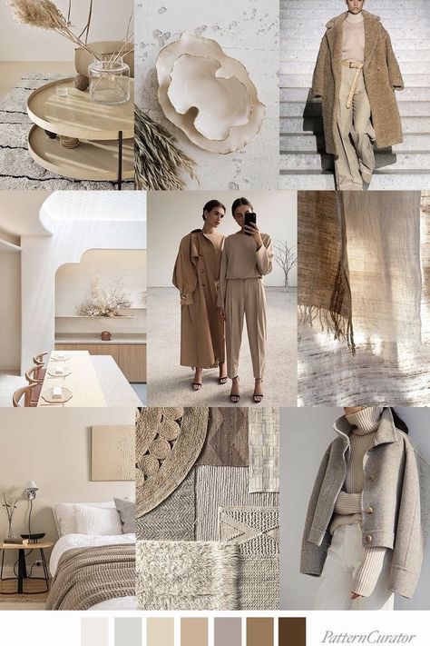 ART OF COLOUR | NgLp Designs shares Pattern Curator:  Beige Beauty mood board inspiration of patterns and textures, fabrics, home decor, table accessories, fashion, colour palette, color, swatches, creative /// #moodboard #pattern #color Pattern Curator, Collage, Pattern, Beauty, Color