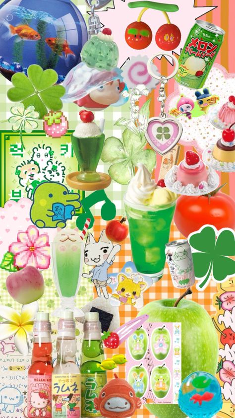 melon cream soda vibin’🍀🍒🍹🍎⭐️ Melon Cream Soda, Headphone Decoration, Melon Soda, Clear Phone Case Design, Adopt Idea, Soft Wallpaper, Iphone Wallpaper Photos, Cream Soda, Edgy Wallpaper