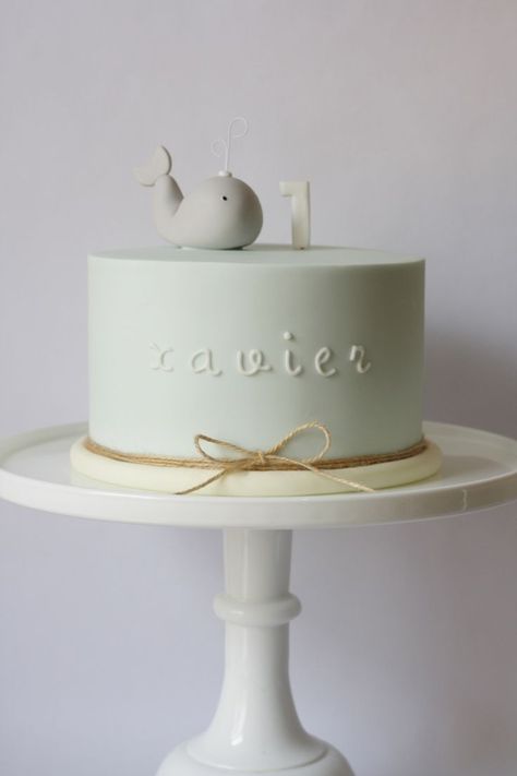 Baby Shower Cake Simple, Whale Cake, Whale Cakes, Savory Cakes, Baby First Birthday Cake, Cake Simple, Baby Shower Cakes For Boys, Baby Whale, 1st Birthday Cakes