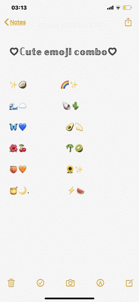 Two Emojis Combinations, Contact Emoji Ideas, Name For Best Friend Contact, Funny Emoji Combinations, Combo Emoji, Names For Snapchat, Snapchat History, Emojis Aesthetic, Nicknames For Friends