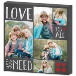 Walmart: Photo Collage  Canvas with Love Is All You Photo Print Ideas, Photos Onto Canvas, Photo Collage Canvas, 12x12 Scrapbook Layouts, Walmart Photos, Collage Canvas, Golden Wedding Anniversary, 12x12 Scrapbook, Custom Canvas Prints