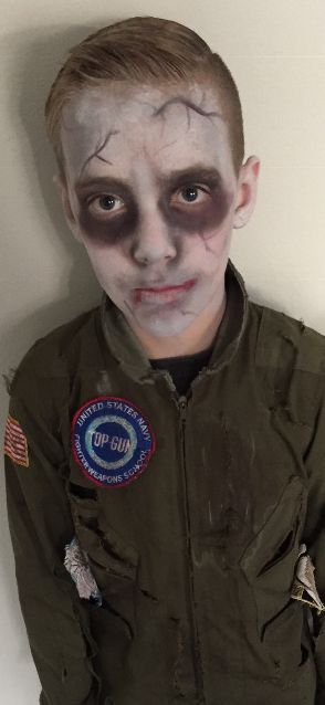 Zombie Makeup Ideas Easy Kids, Kids Zombie Costume Boys Diy, Zombie Makeup Easy Kids, Easy Kids Zombie Makeup, Boy Zombie Makeup, Zombie Makeup Kids Boys, Halloween Makeup Boys Easy, Kids Zombie Makeup Boys, Zombie Face Paint Easy