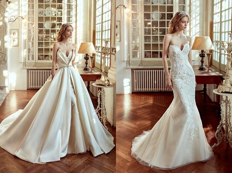 Two Gowns in One! 26 Fashion-Forward Convertible Wedding Dresses You’ll Love Detachable Satin Wedding Dress, Wedding Gown 2 Way, Wedding Dresses 2 In 1 Convertible Ball Gowns, 2 In One Wedding Dress Gowns, 2 Way Gown Wedding, Wedding Dresses 2in1, Wedding Gown 2 In 1, Wedding Dress Two In One Convertible, Convertible Wedding Dress Two Piece