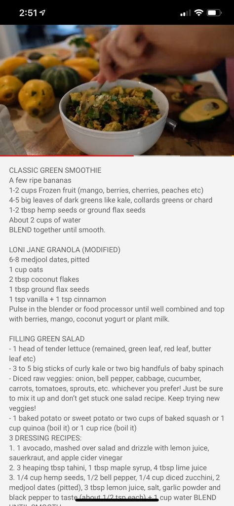 Ellen fisher food Ellen Fisher Recipes, Ancestor Diet, Caroline Diesler, Hclf Vegan Recipes, Ellen Fisher, Starch Solution Recipes, Green Juice Smoothie, Flexitarian Recipes, Vegan Kids Recipes