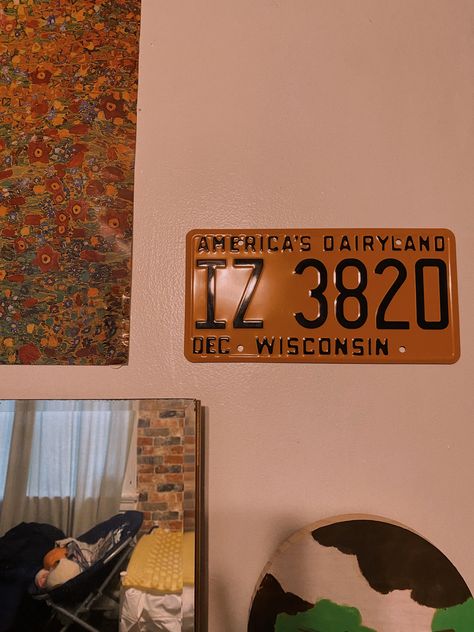 That 70’s Show license plate room decor. License Plate Room Decor, License Plate Room Decor Aesthetic, License Plate Wall Decor Bedroom, That 70s Show License Plate, Wall Of License Plates, Y2k License Plate, Show Plates, Vanity License Plate, Room Update