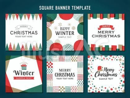 Free Banner Template, Christmas Banner Design, Free Banner, Template Christmas, Merry Happy, Christmas Graphic, Banner Template, Winter Theme, Ad Design