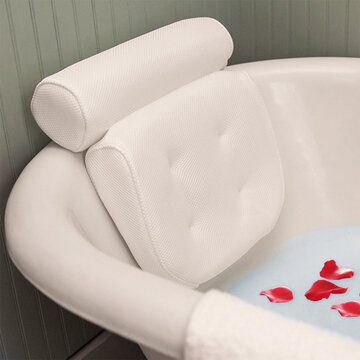 I found this amazing Thickened Bath Tub Pillow SPA Soft Headrest Bathtub Pillow With Backrest Comfortable Neck Cushion with CA$29.99,and 14 days return or refund guarantee protect to us. --Newchic Bathtub Pillow, Bath Pillow, Spa Bathtub, Large Tub, Mold Growth, Spa Bath, Bath Pillows, Bath Spa, Neck Support