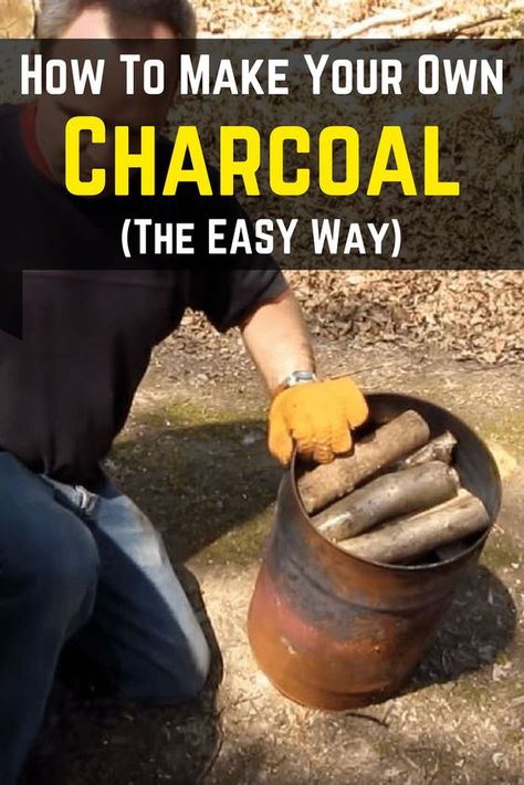 How To Make Your Own Charcoal https://knowledgeweighsnothing.com/how-to-make-your-own-charcoal/ Survival Ideas, Diy Water, Homestead Survival, Emergency Prepping, Bug Out Bag, Survival Food, Wilderness Survival, Camping Survival, Off Grid Living