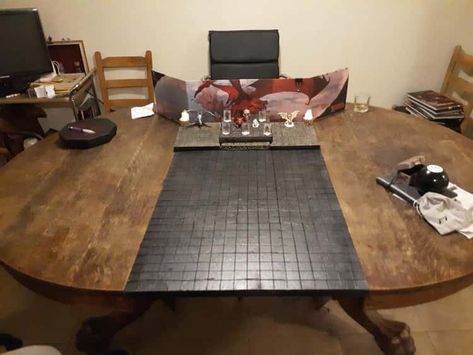 20 Clever Dungeons and Dragons DIYs To Enhance Your Game Experience Dungeons And Dragons Room, Dungeons And Dragons Diy, Dnd Decor, Dnd Room, Dnd Table, Dnd Diy, Dungeon Room, Dragon Table, Cereal Boxes