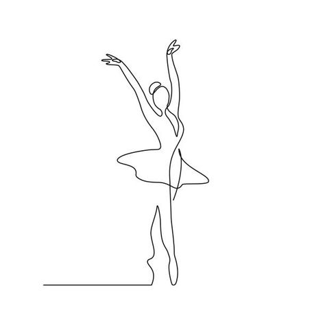 Line Art Drawings White Background, Ballet Dancers Drawing, Line Art Ballet, Line Art Ballerina, Ballerina Line Art, Dancer Line Art, White Background Drawing, Drawing Ballerina, Ballet Illustration