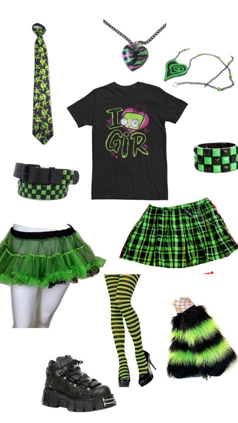 Scenecore Clothes, Scene Kid Aesthetic, Scenecore Outfit, Scene Kid Fashion, Simple Design Clothes, Scene Skirt, Emo Scene Outfits, Silly Clothes, 2000s Clothes