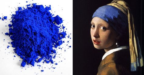 Egyptian Blue, Blue Shades Colors, The Color Blue, Blue Origin, Dutch Golden Age, Blue Pigment, Blue Painting, Make Color, Blue Colour