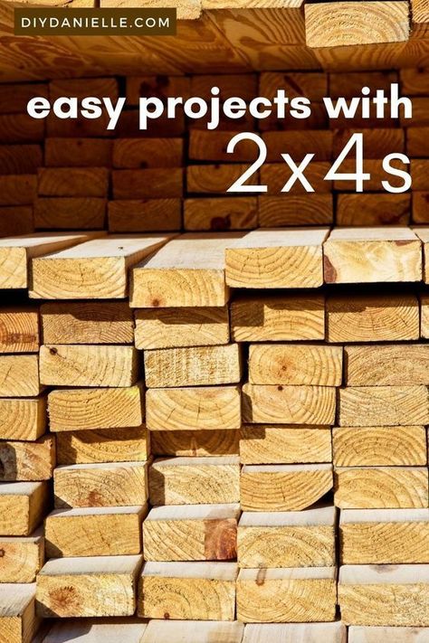 easy projects with 2x4s Things To Build With 2x4 Diy Projects, 2 By 4 Furniture, Woodworking Projects With Plans, Simple Woodworking Projects For Beginners, Small 2x4 Wood Projects, Leftover Wood Projects Scrap 2x4, 2by4 Projects Diy Ideas, Cedar 2x4 Projects, Leftover 2x4 Projects