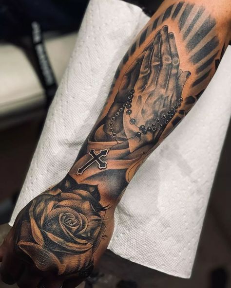 God Tattoos For Men Forearm, Front Forearm Tattoos Men, Forearm Tattoo Men Sleeve Meaningful, Hand Tattoos Cross, Arm Sleeve Tattoo For Men Unique, Mexican Tattoo Ideas For Men, Christian Tattoo Ideas For Men, Tattoo Ideas For Men Hand, Forearm Tattoo Ideas For Men