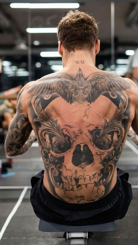 Back Piece Tattoo Men, Brother And Sister Tattoo Ideas, Mens Body Tattoos, Sister Tattoo Ideas, Full Chest Tattoos, Sketchy Tattoo, Atlas Tattoo, American Traditional Tattoo Ideas, Traditional Tattoo Ideas