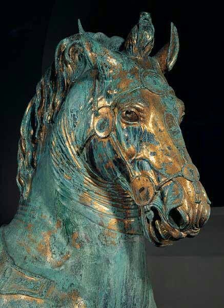 Beautiful Sculptures, Equestrian Statue, Horse Ideas, Classic Sculpture, Horse Artwork, Painted Pony, Scenic Art, Roman Art, Animal Sculpture