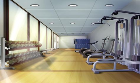 INT. GYM LARGE #EpisodeInteractive #Episode Size 1920 X 1136 #EpisodeOurCrazyLoveLife Gym Wallpaper, Episode Interactive Backgrounds, Anime Places, Episode Backgrounds, Gym Art, Anime City, Scenery Background, Living Room Background, Gym Room