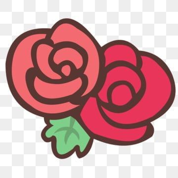 Drawn Roses, Vector Rose, Cartoon Rose, Rose Vector, Roses Clipart, Rosé Png, Rose Clipart, Rose Png, Flower Cute