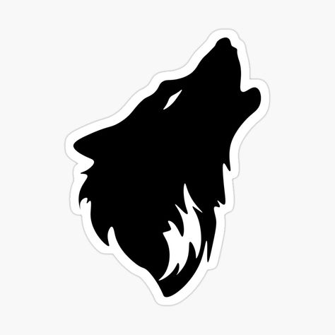 Get my art printed on awesome products. Support me at Redbubble #RBandME: https://www.redbubble.com/i/sticker/The-Howling-Wolf-by-heartfeltarts93/48923874.JCQM3?asc=u Wolf Emotions, Wolf Sticker, Wolf Howl, Paracord Bracelet Patterns, Wolf Print, The Howling, Howling Wolf, Lone Wolf, Wolf Howling