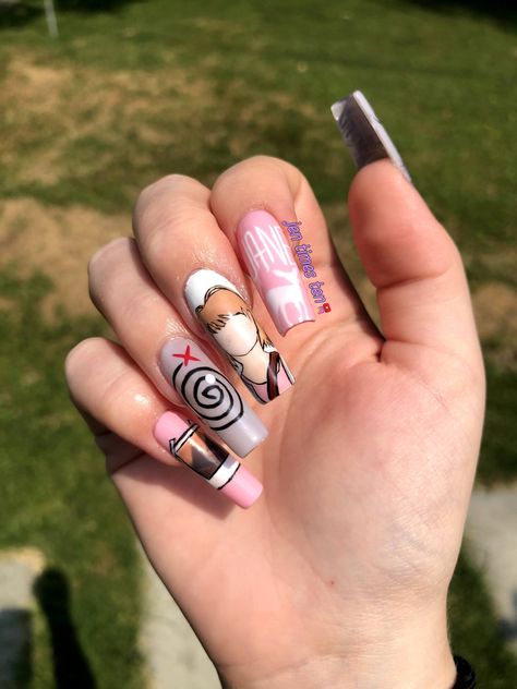 The Last Of Us Nails Art, Video Game Nail Art, Cyberpunk Nail Art, Life Is Strange Nails, Gaming Nails, Video Game Nails, Gamer Nails, Life Is Strange Max Caulfield, Game Nails