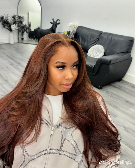 Golden Brown Hair, Honey Brown Hair, Blowout Hair, Hair Laid, Body Wave Hair, Wave Hair, Lace Hair, Fall Hair Color, Hair Inspo Color