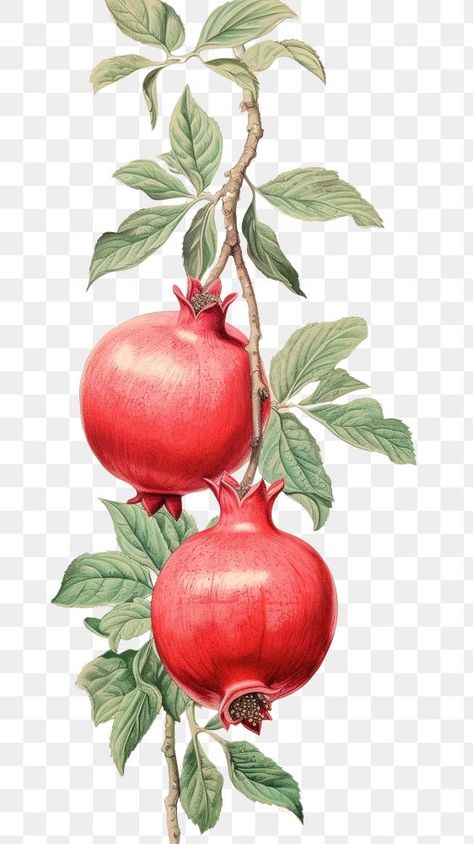 Pomegranate On Tree, Pomegranate Reference Photo, Wallpaper Pomegranate, Pomegranate Sketch, Yalda Cake, Pomegranate Background, Sketch Fruit, Pomegranate Aesthetic, Pomegranate Illustration