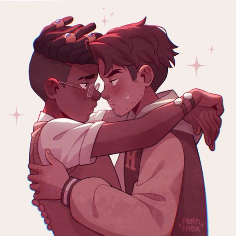 Hunter And Gus Fanart, Mat X Gus, Gus Season 3, Gustholomule Fanart Kiss, Toh Gus X Matt, Gus And Matt, Vee And Masha, Gus X Matt Fanart, Mattholomule X Gus