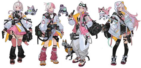 ArtStation - concept art Streetwear Character Art, Cyberpunk Design Character Concept, Streetwear Character Design, Character Concept Art Sheet, Oc Ref Sheet, Anime Concept Art, Artstation Concept Art, Hero Clothes, Sci Fi Character Design