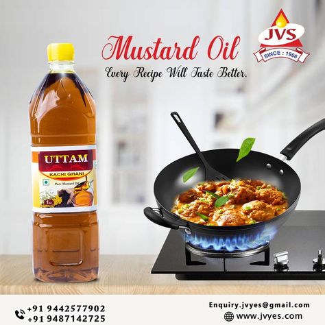 Call us for Enquiry ; 94425 77902 / 94871 42725 #jvs #jvsgroup #jvsoil #mustardoil #healthyoil #healthyfood #lowfatcooking #cookingoil #goodhealth #food #edibleoil #Mustard #refinedoil #oilseeds #cookingoil #healthyoil #oil #oil #healthylifestyle #pureoil #food Mustard Oil Creative Ads, Oil Ads Creative, Cooking Oil Creative Ads, Oil Branding, Oil Ads, Holi Poster, Product Advertising, Low Fat Cooking, Christmas Advertising