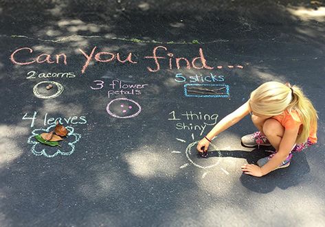 Who doesn’t love chalk... or have a million pieces of chalk?? Anyone with small children is bound to have collected buckets of multi-colored chalk anywhere from birthday goody bags to “Oh look what I can find for a $1” weakness moments at the store. Put them to good use with these fun (and educational!) activities to enjoy with your kids. Check out some of the following easy, free and entertaining chalk games: Chalk Activities For Toddlers, Fun Things To Do With Chalk, Chalk Games Outside, Chalk Activity Path, Chalk Obstacle Course For Kids, Games With Chalk, Chalk Games For Kids, Chalk Activities For Kids, Sidewalk Chalk Games