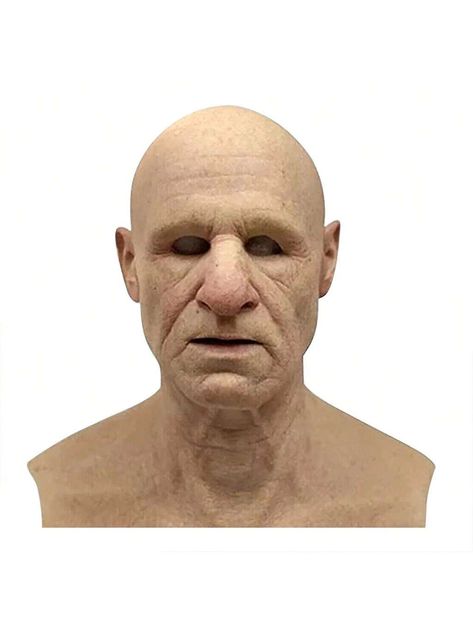 1pc Halloween Bald Old Man Terrifying Mask With White HairI discovered amazing products on SHEIN.com, come check them out! Old Man, Old Men, Amazing Products, Mask, Halloween, Quick Saves, White